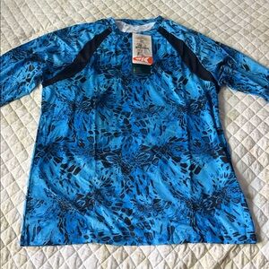 Blue Patterned Men's Shirt